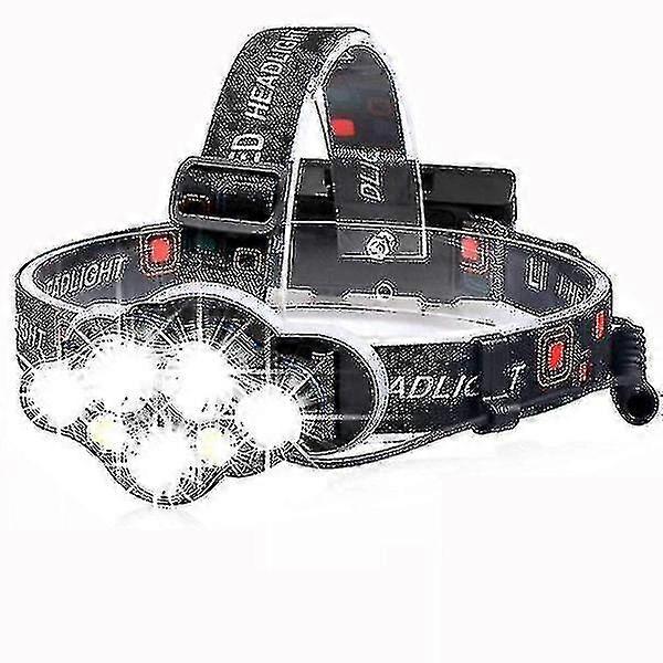 40000lm Waterproof Powerful Headlight - Usb Rechargeable Head Lamp