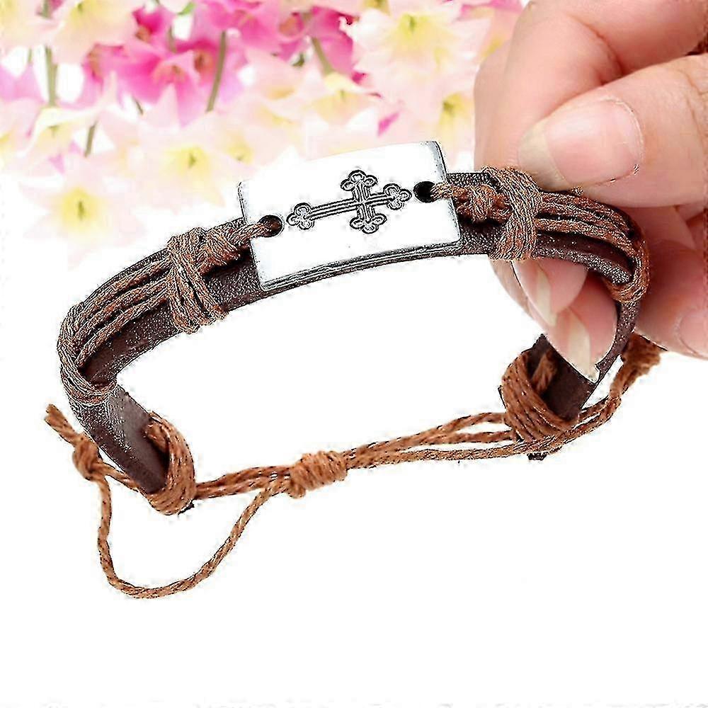 Alloy Leather Bracelet