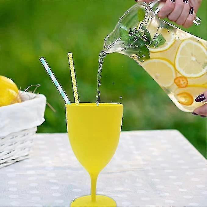 Gobelets Plastique 300ml YINJOYI - Incassables Et Réutilisables Pour Enfants Et Extérieur