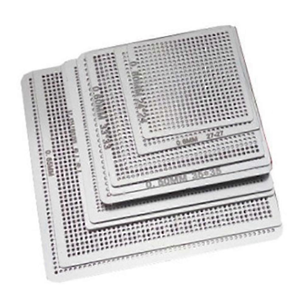36pcs Commonly Used Laptop Repair Steel Mesh,bga Reballing Tin Net,graphics Card Stencils,bga Reballing Stencil Cpu Chip
