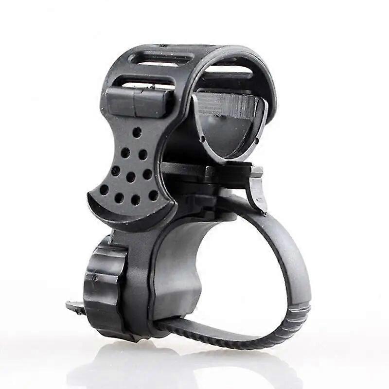 2/1PCS 360 Rotation Bicycle Light Bracket Handlebar Flashlight Lamp Holder Light Quick Release Torch Mount Bicycle Accessories