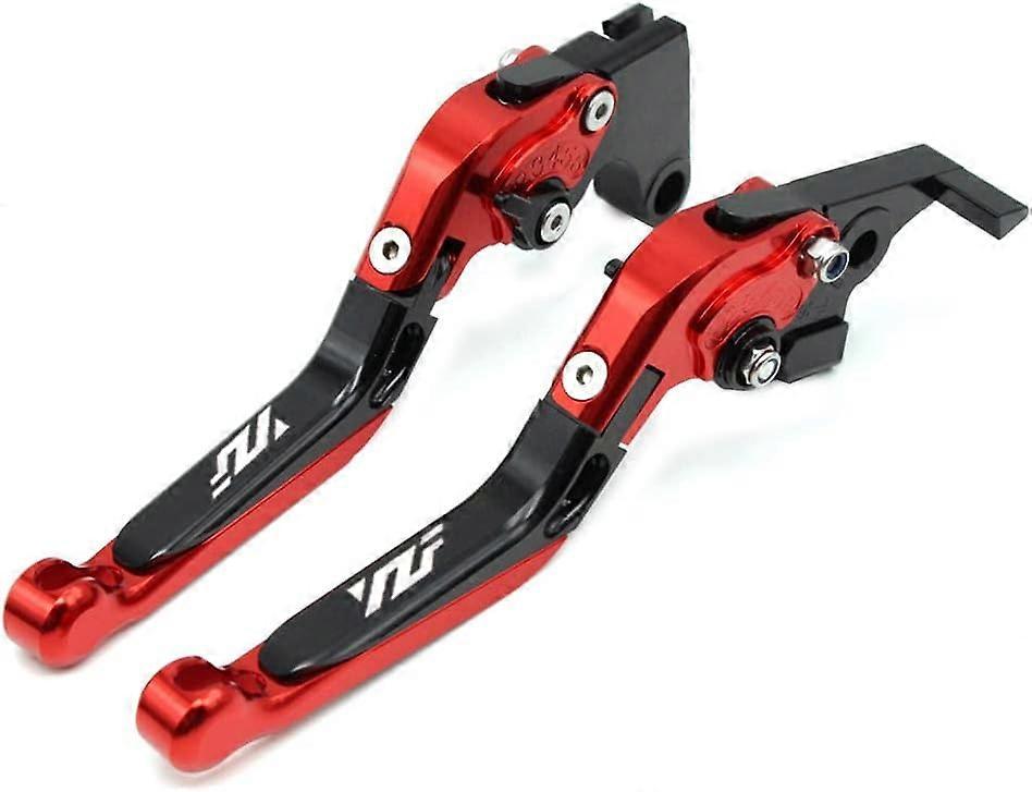 Motorcycle Adjustable Folding Extendable Brake Clutch Lever for Yamaha YZF R6 1999-2022 (Blue,YZF R6 1999-2004)
