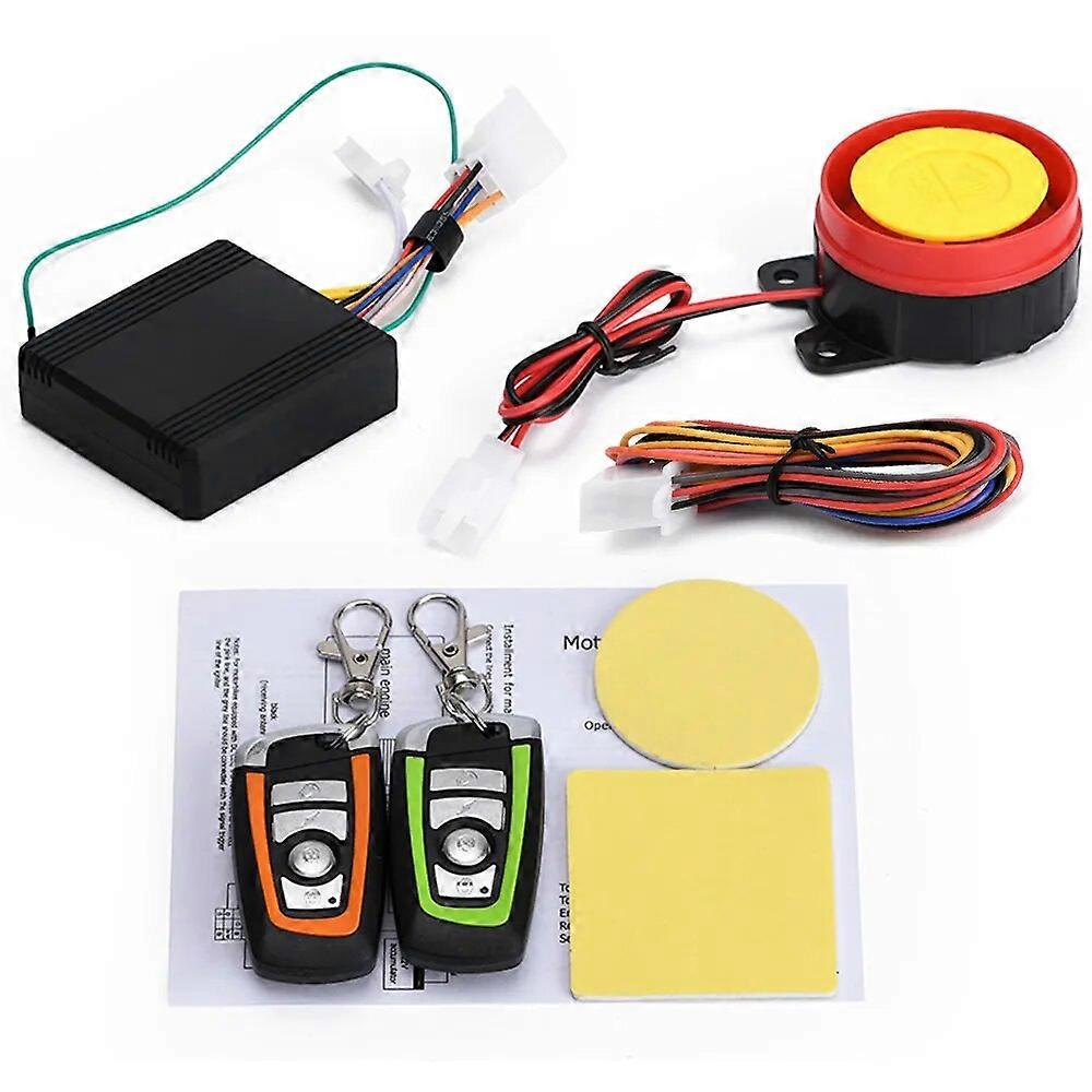 Universal Scooter Motorcycle Anti-theft Security Alarm System Engine Start Remote Control Key JR-BJQ01/02