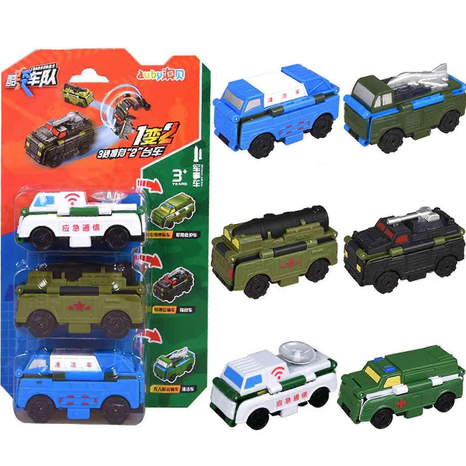 Transformerbara bilar, Transformerbara Dual Design Leksaksbilar, Transformerbara Dual-Design Leksaksbilar, Transformerbara Bilar Kiddie Corner, Kreativ Mini 2-i-1 Fli