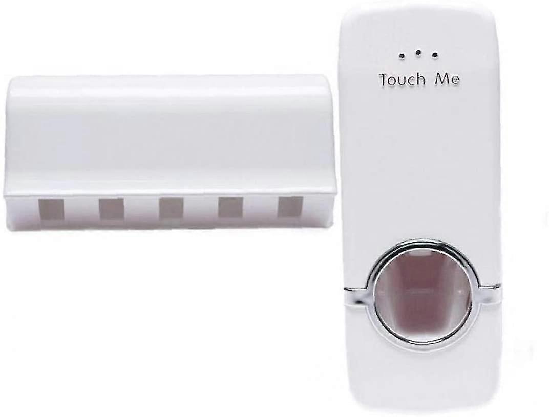 Wall-mounted Bracket Storage Rack 1 Piece Automatic Toothpaste Dispenser