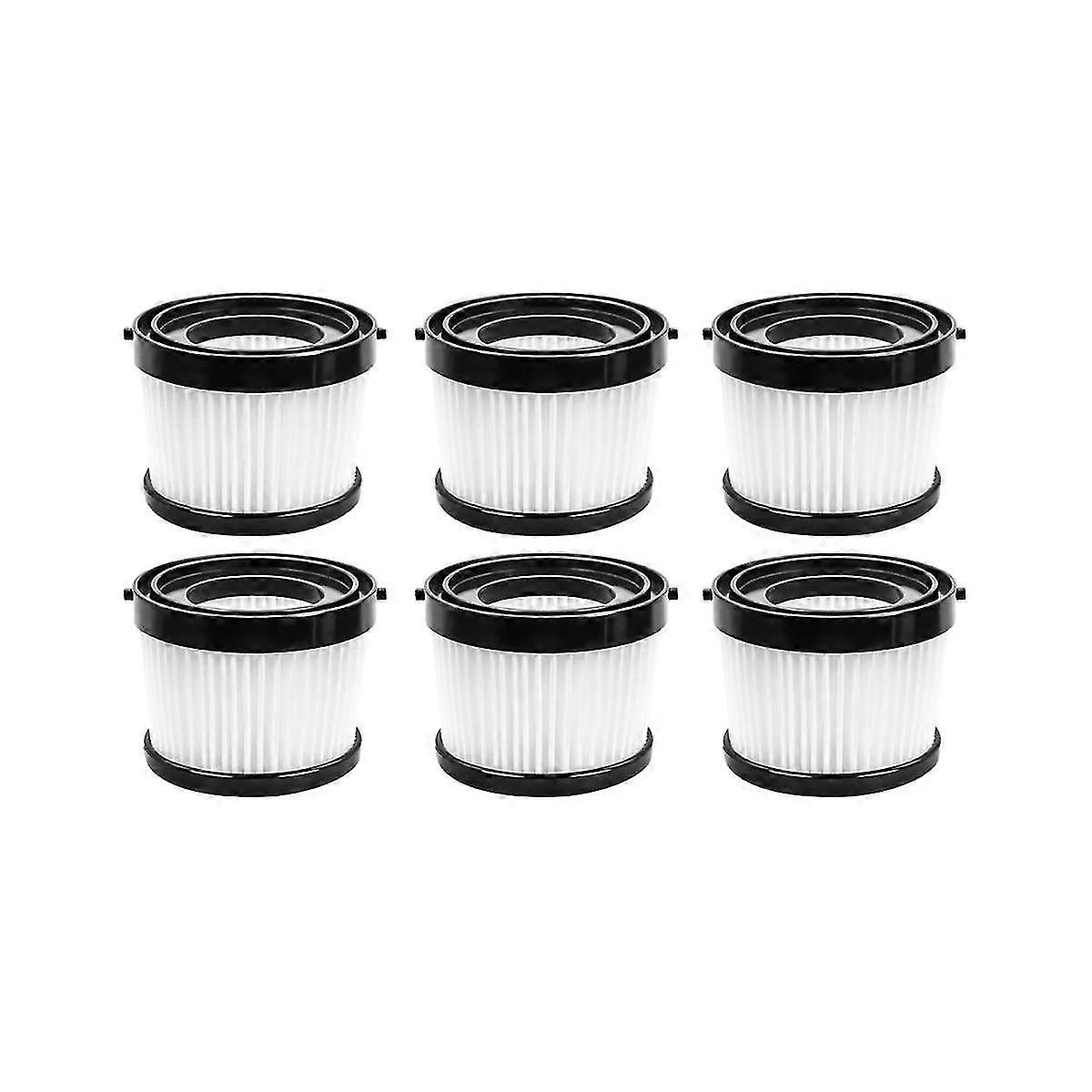 6pcs Filters For Dcv501hb Dcv501hb 20v Cordless Handheld Vacuum Washable Reusable Filters