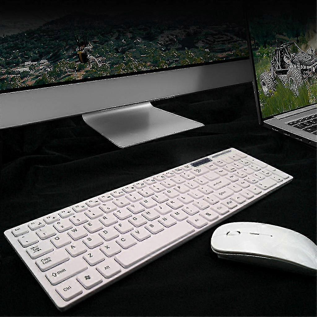 Universal Silent Ultra-thin 2.4g Wireless Keyboard And Mouse Set For Laptop Pc Computer