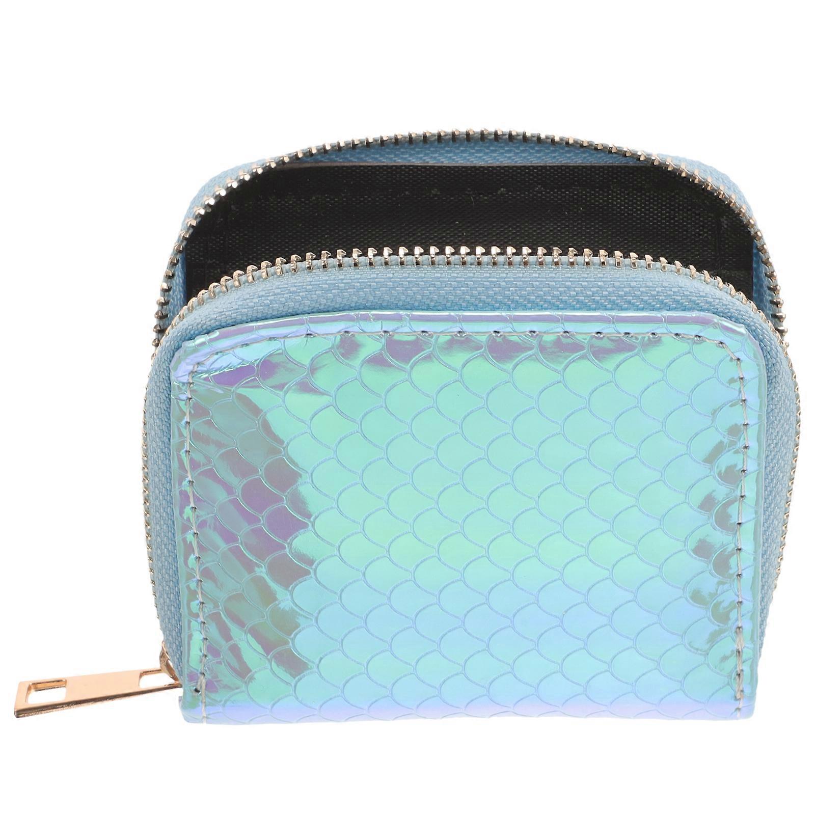 Borsa per ragazze Portafogli Sirenetta Portafoglio monete Donne Portafoglio Ragazze Portafogli per bambini Ragazze Portafoglio animale olografico D...