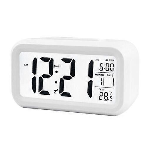 Elektronische Smart Cloc Alarm Snooze Nachtlampje Digitale LED Display Thermometer