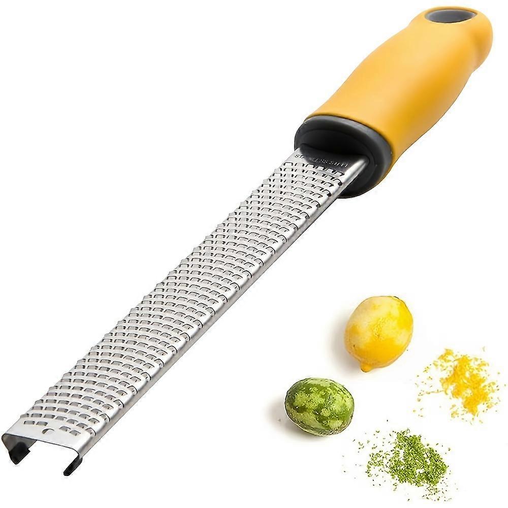 New style 1pc Versatile Lemon Zester & Cheese Grater - Stainless Steel, Easy-To-Clean Kitchen Tool for Garlic, Ginger, Vegetables - Ideal for College