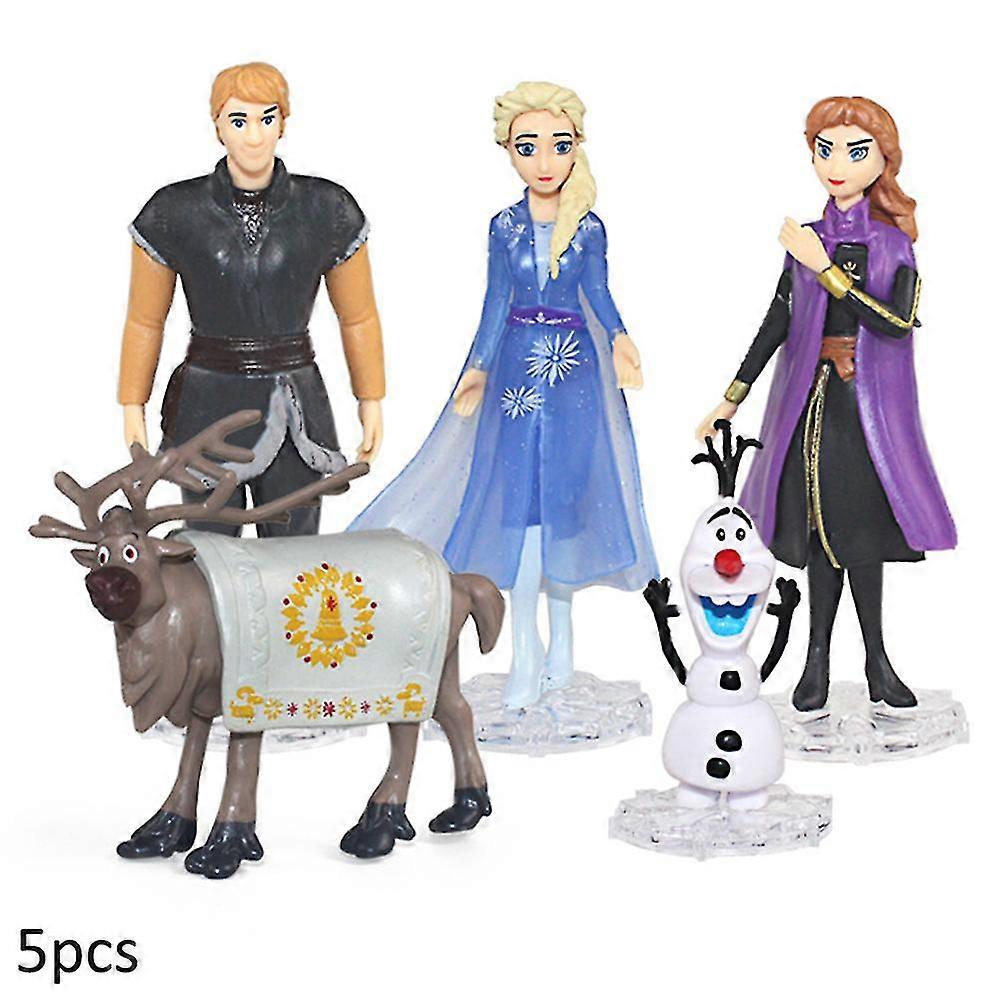Bullyland Mini Frozen - Pacco Doppio Elsa E Anna - 2 Figure 7 Cm - Modello Assortito - 2