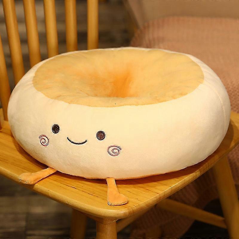 New Creative Toast Bread Lazy Cushion Home Floor Chair Cushion Plush Office Window Tatami Pudding Butt Round Cushions