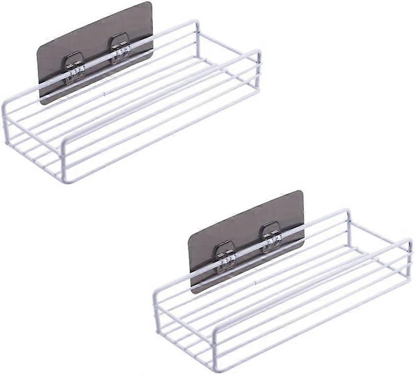 Self-Adhesive Wall Mounted Bathroom Shelf, No Drilling, Solid Kitchen Brackets