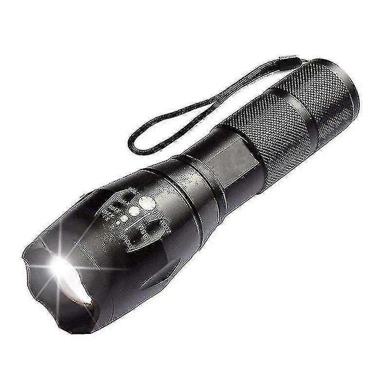 High Power Led Flashlight Set With 18650 Rechargeable Batteries,with Usb Charger