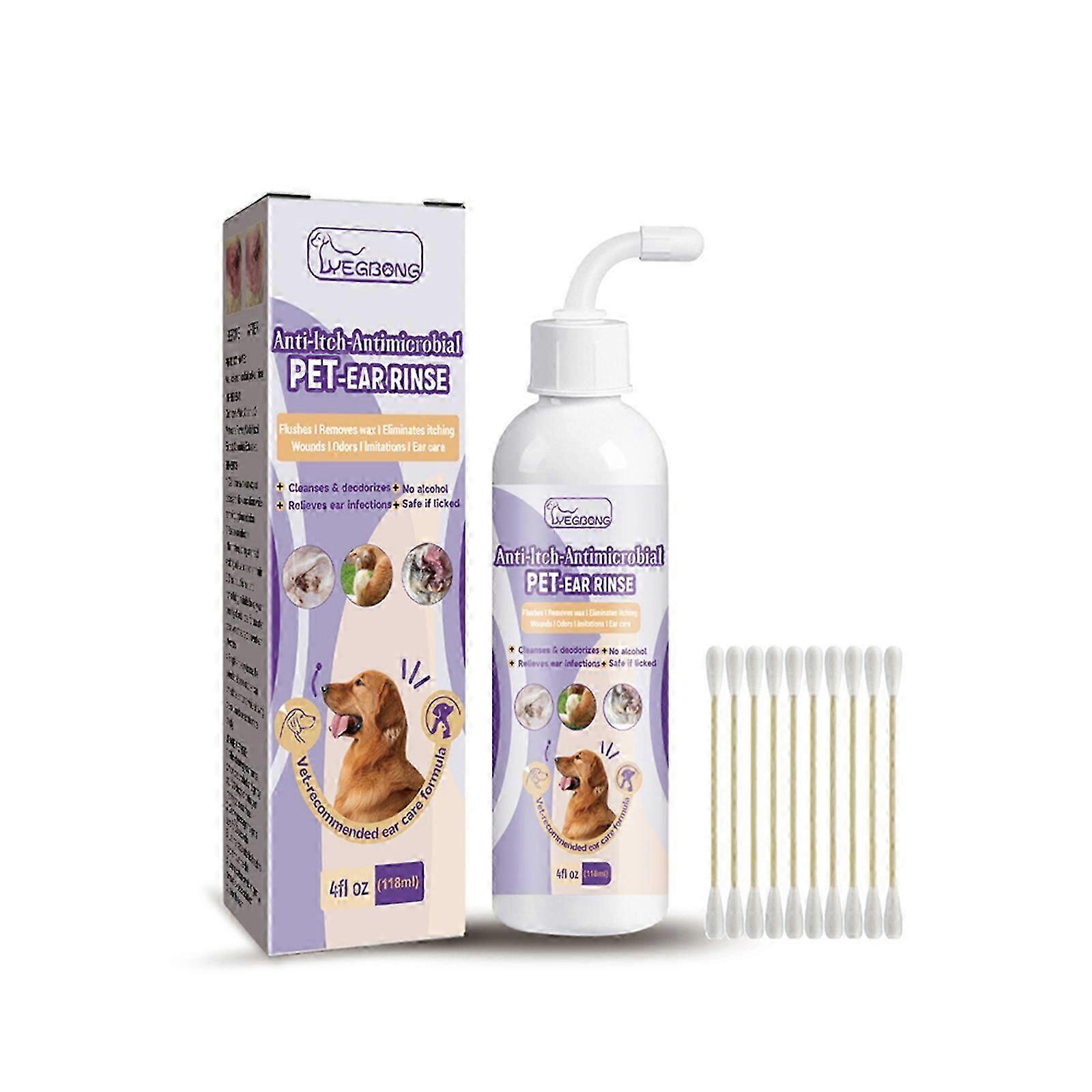 Νέα Pet Ear Cleaner Cat Dog Relief Κνησμός Odor Remover Earwax Cleaner Mite Killer Infections Control Φυσική λύση Ear Wash Drop