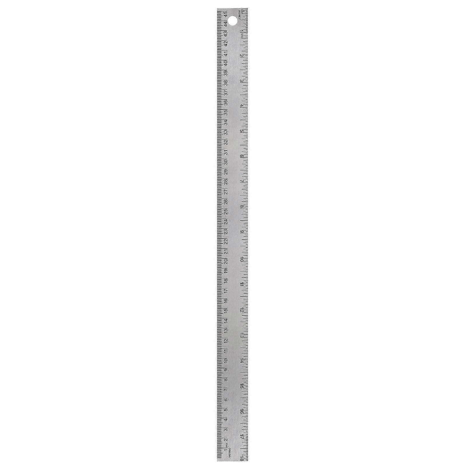 Stainless Steel Cork Back Ruler For School Office Engineering Woodworking