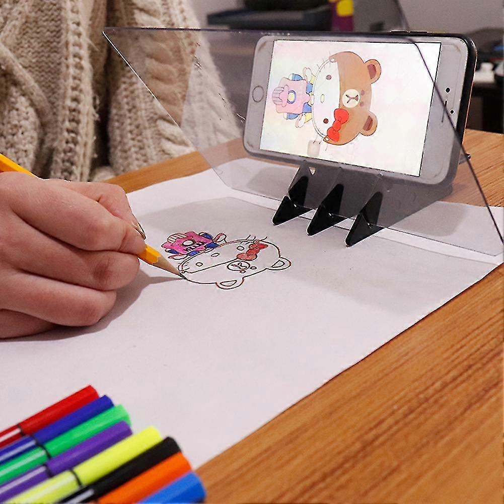 Optical Drawing Board with PicsArt App Compatibility for Sketching and Tracing