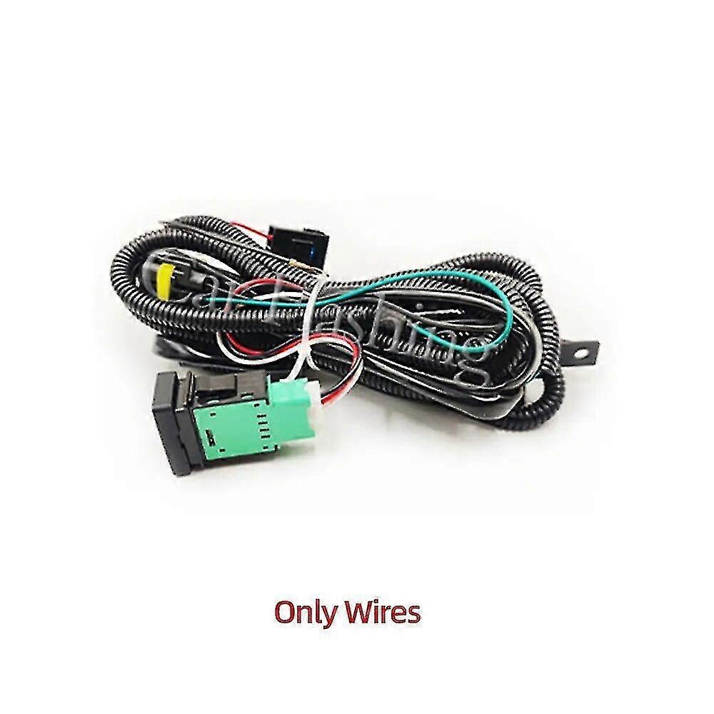 2024 Fog Lights For Nissan X-trail T32 X Trail Rogue 2014 2015 2016 Led Fog Light Switch Harness Cover Grill Fog Lamp Assembly [XC] Boris