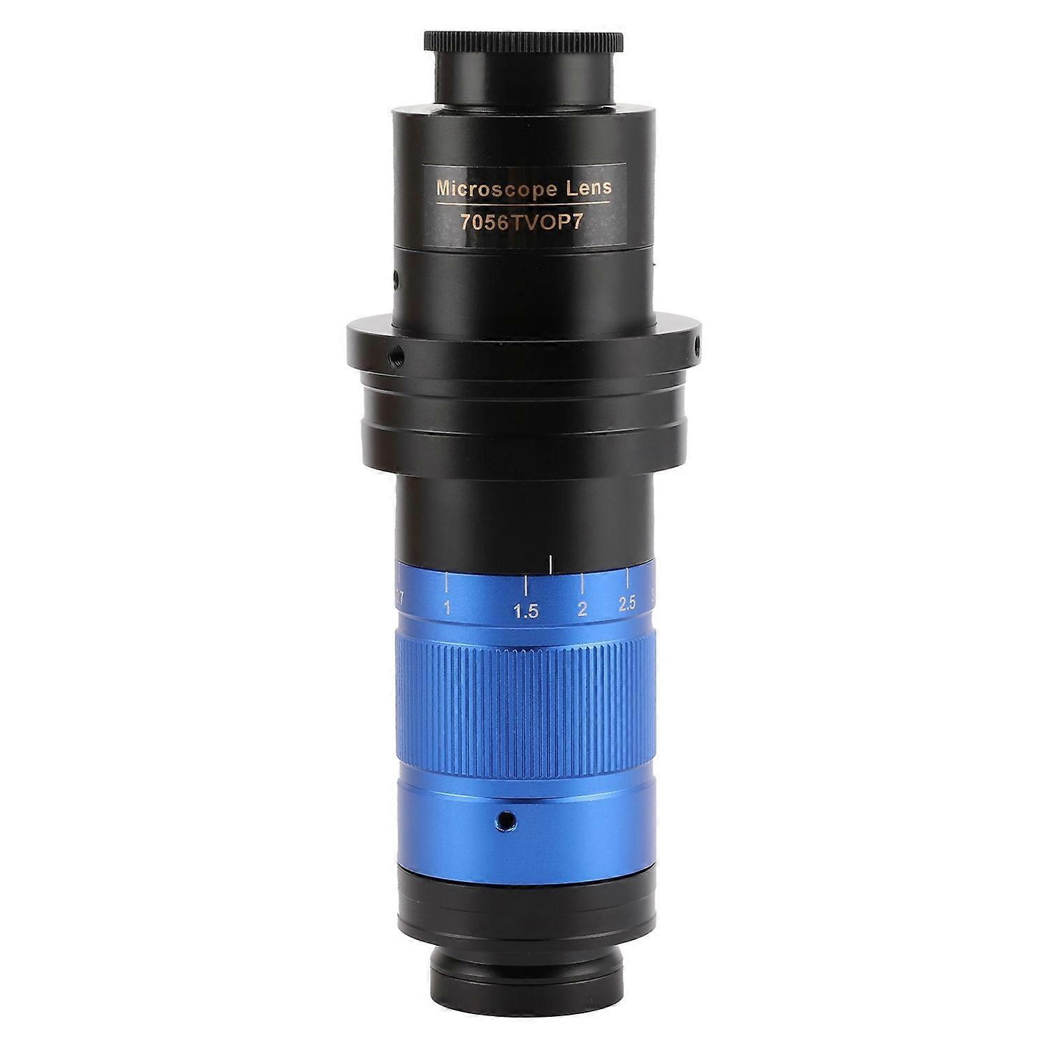KP‑7056TVOP7 32X‑252X Monocular Microscope Lens 0.7X‑5.6X Continuously Adjustment for Observing