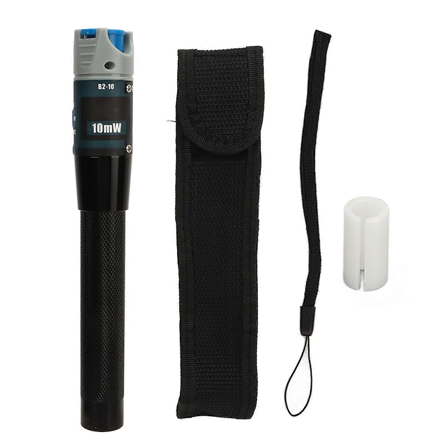 Visual Fault Locator 10KM 2.5mm Universal Interface VFL Fiber Optic Test Pen for Maintenance