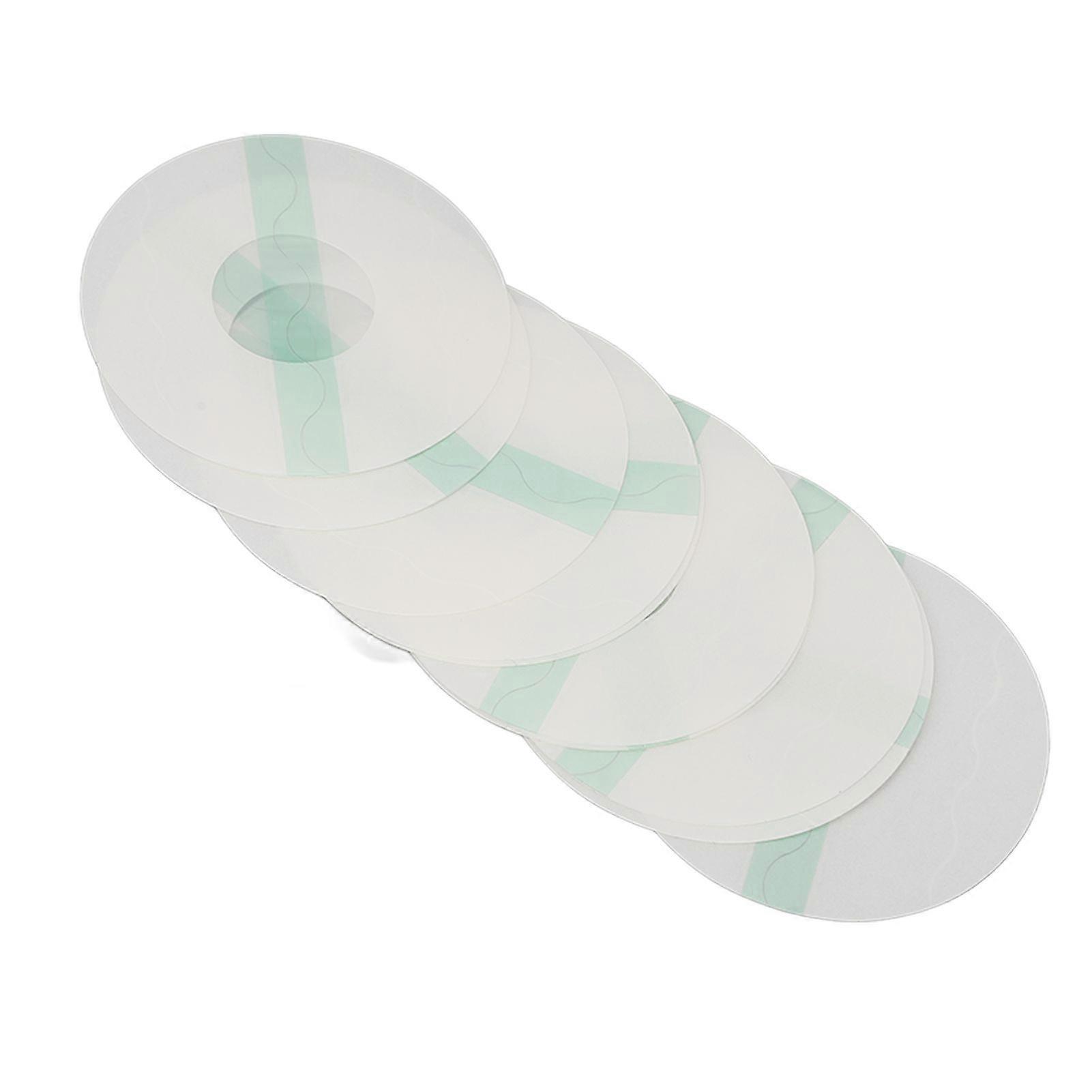 10 Sheets Sensor Adhesive Patch Prevent Slip Round Shaped Waterproof Sensor Covers for Running Green Edition