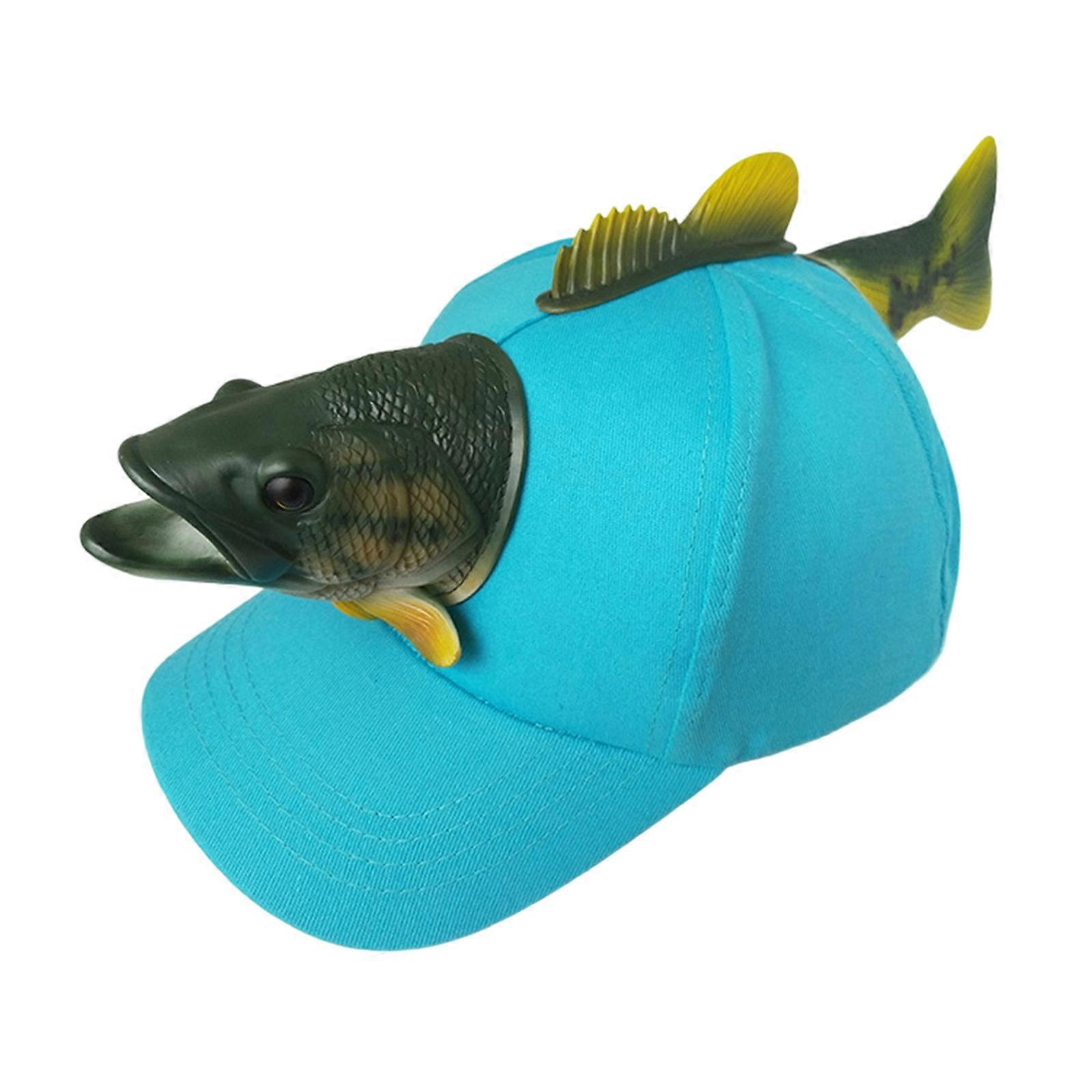 Party 3D Fish Hat Funny Fish Shaped Baseball Hat Creative Headwear