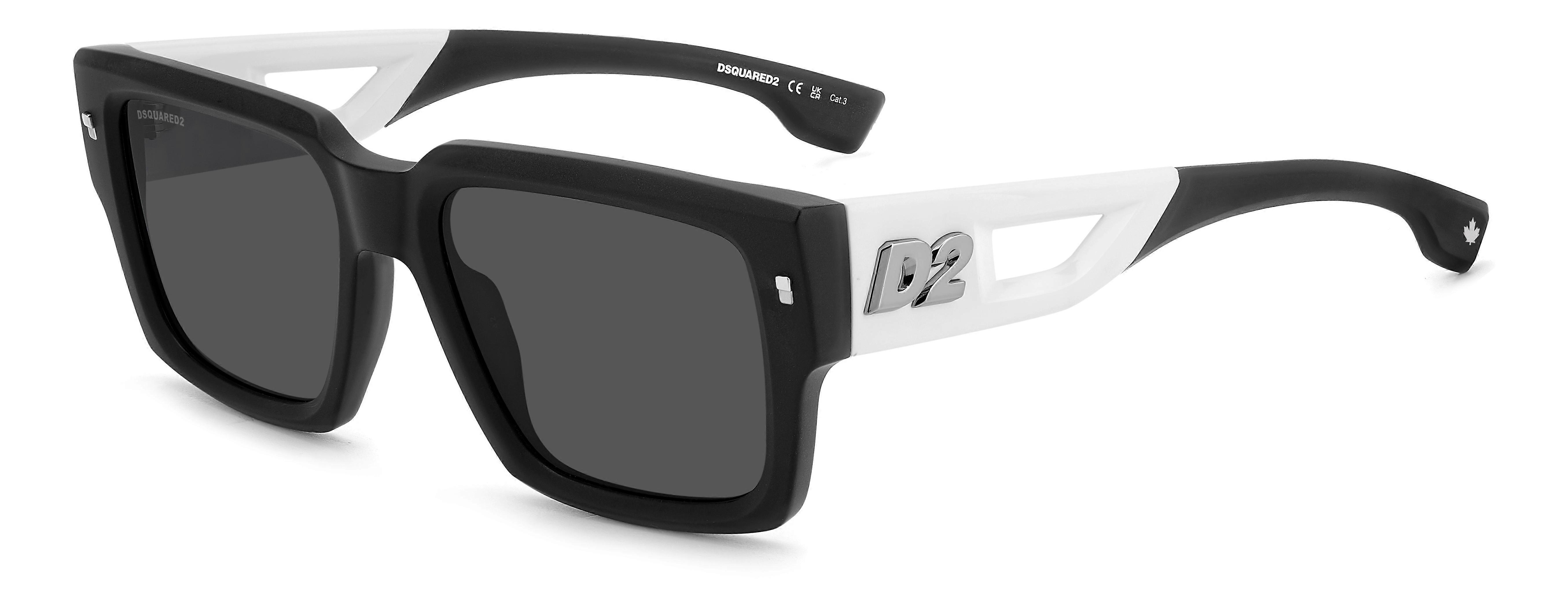 Sunglasses DSQUARED2 D2 0143/S 003 MATTE BLACK 53/19/145 MAN
