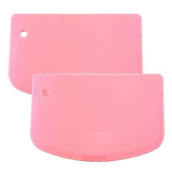 2Pcs Dough Cutter Set Bread Tools for Baking Semi-Circular Shape Dough Scraper with Ergonomic Design Easy to Clean Bowl Scrapers for Kitchen Bakery