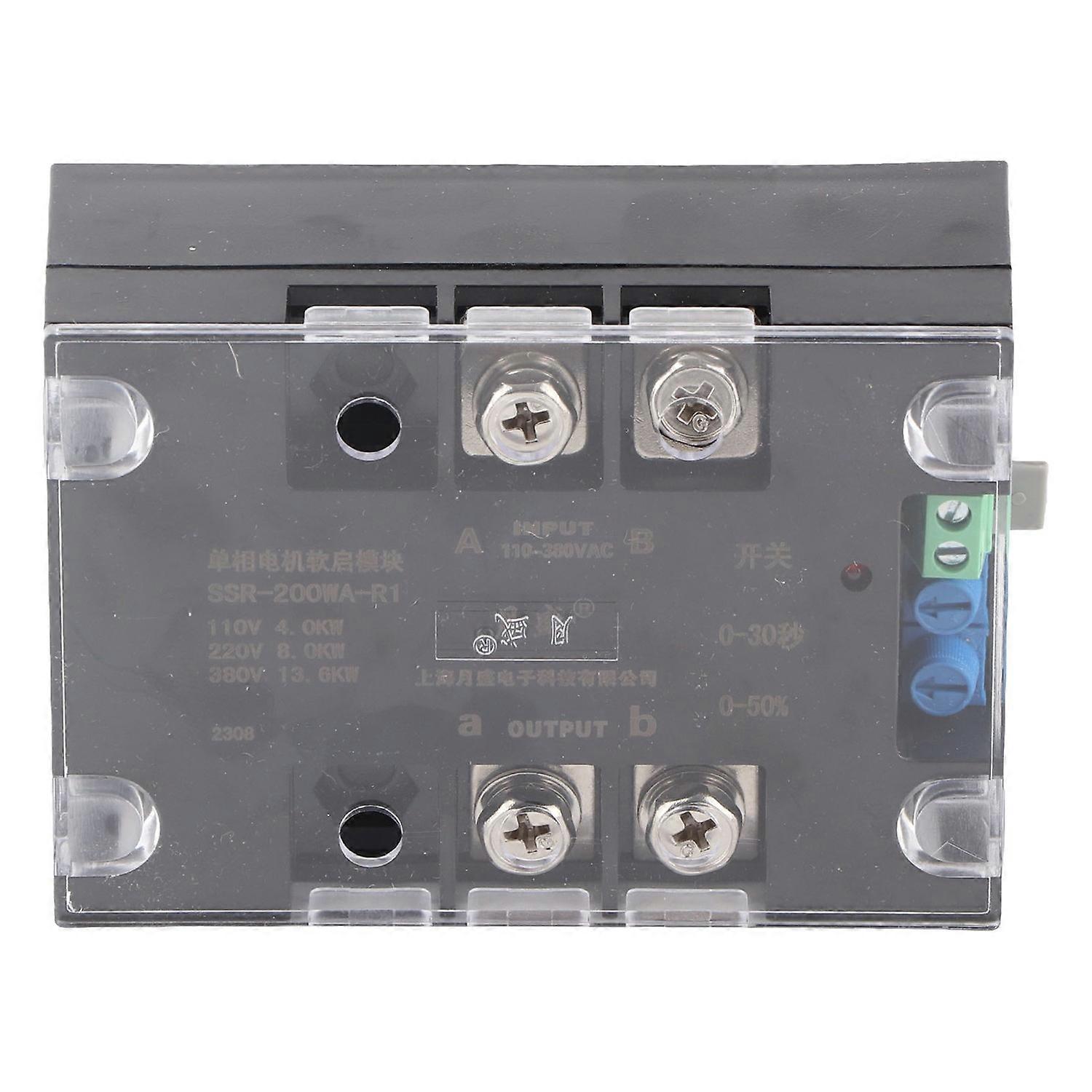 Motor Start Board Brass Bottom Industrial Control Accessory Simple Wiring Single / 2‑Phase