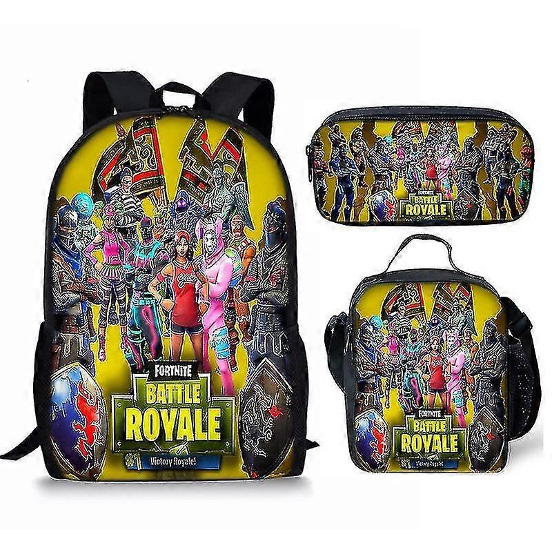 2024 Fortnite Printed School Bag Children's Backpack Or Satchel Or Pen Bag Or 3pcs For Kids