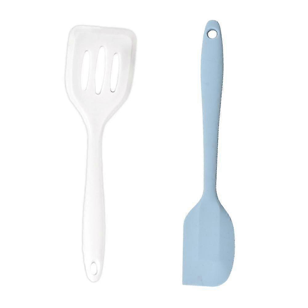 2 Piece Mini Kitchen Utensil Set- Silicone Kitchen Tools With Spatulas