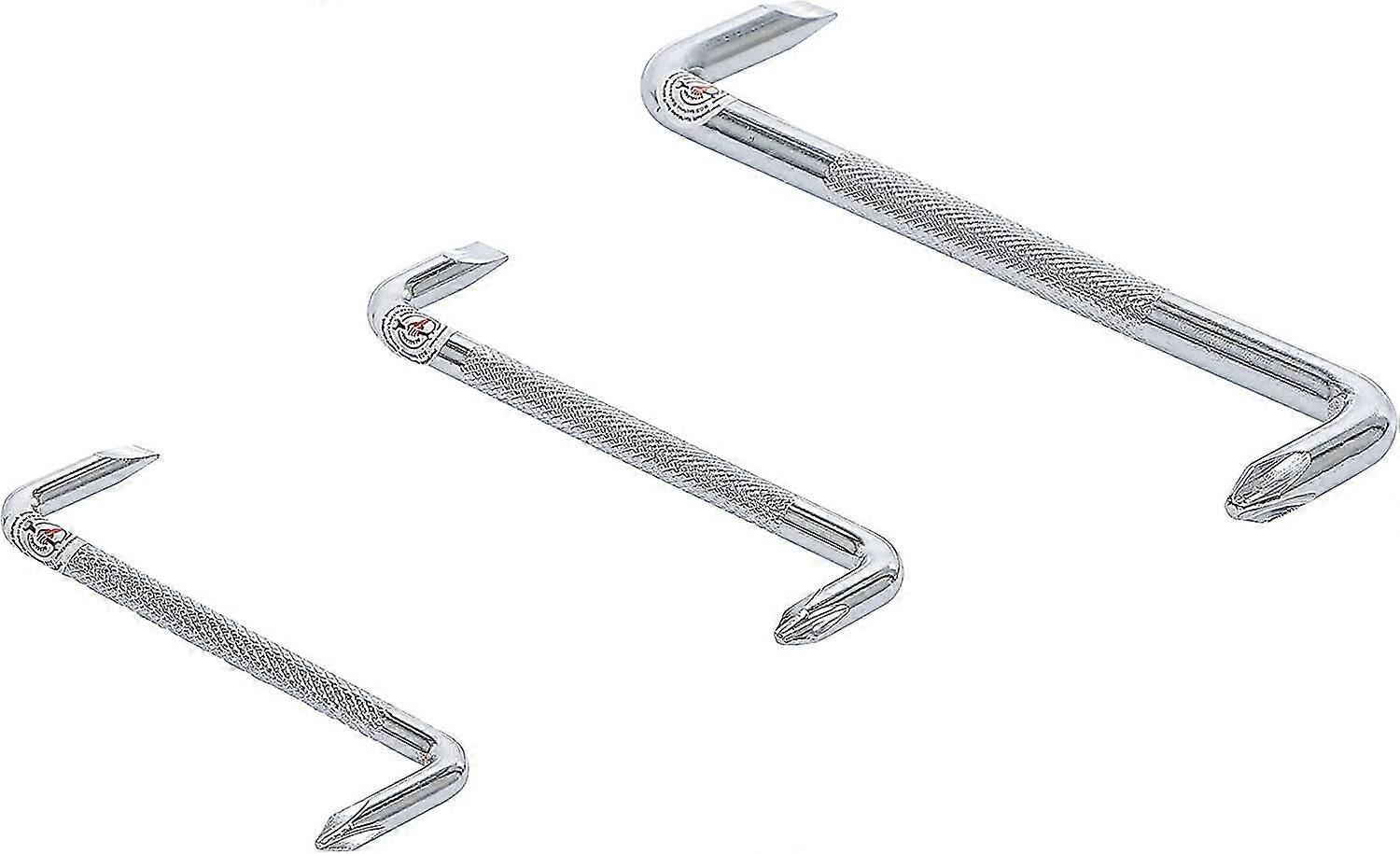 Angled Screwdriver Set | Slot | 3 Pieces.
