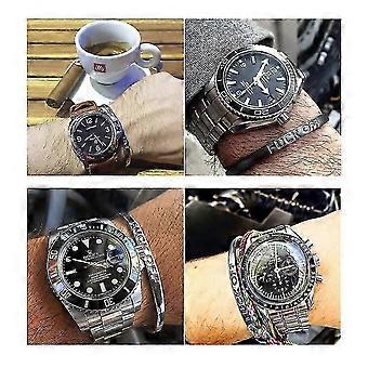 Reloj de acero inoxidable para hombre con esfera Cuarzo Relojes de hombre Dz Relojes de moda para hombre Relojes de plata