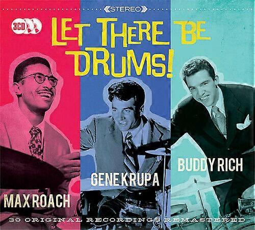 Max Roach Gene Krupa amp Buddy Rich Let There Be Drums! CD 3 discs (2015)