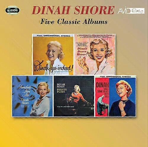 Dinah Shore Five Classic Albums CD 2 discs (2019) NEW
