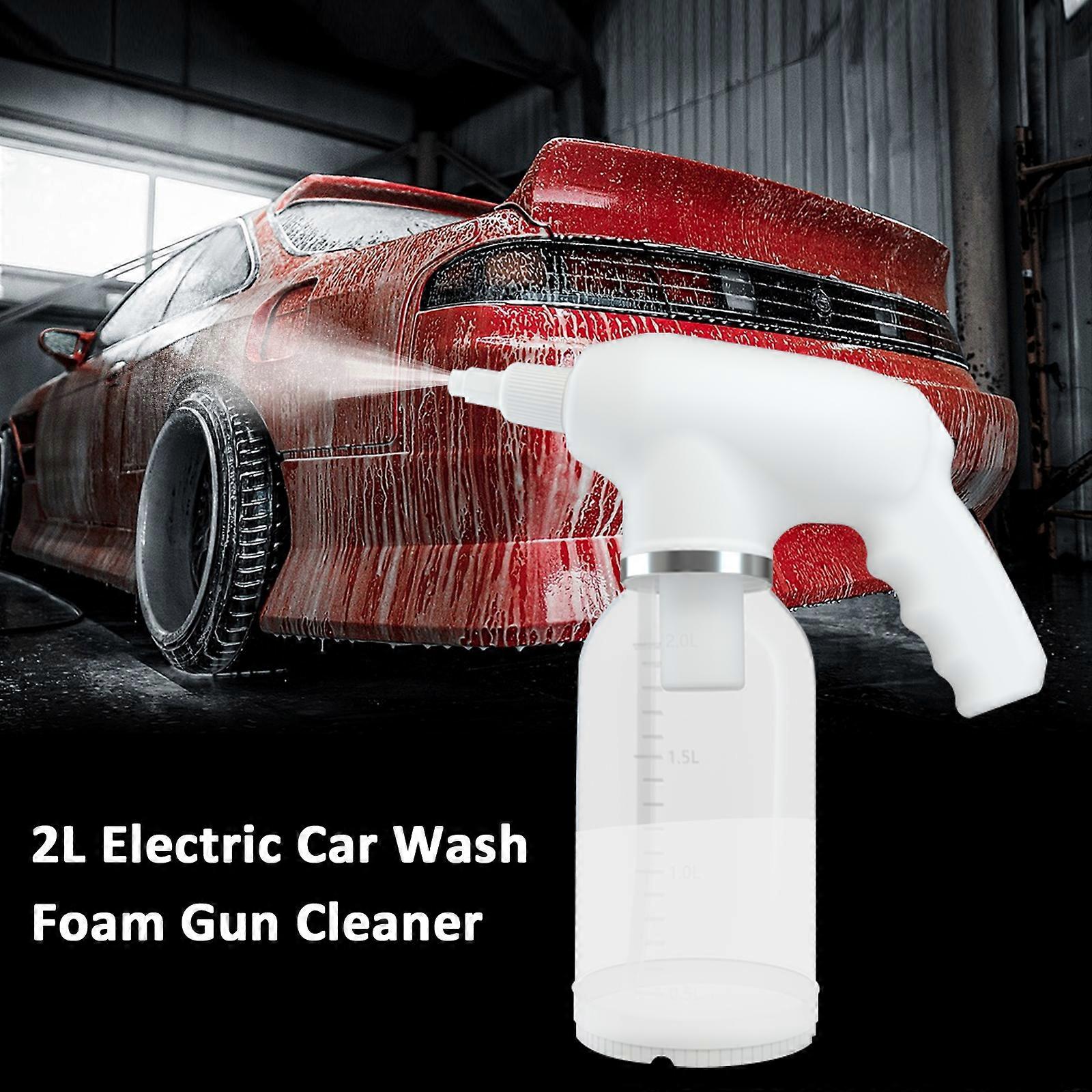 Handheld foam sprayer for cars with wide spraying area and rich foam