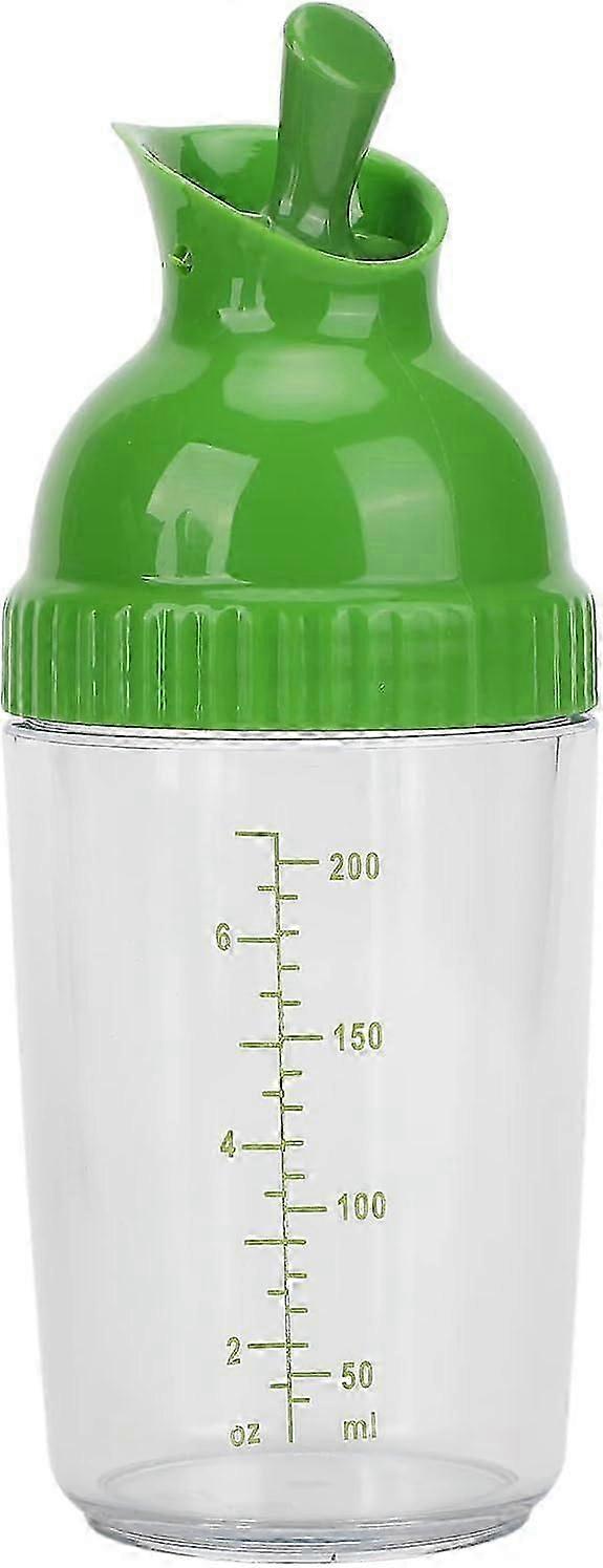 200ml Easy Grips Salad Dressing Shaker, Leakproof Container, Universal Sauces Mixer, with Scales Kitchen Gadget, 5.5x17cm