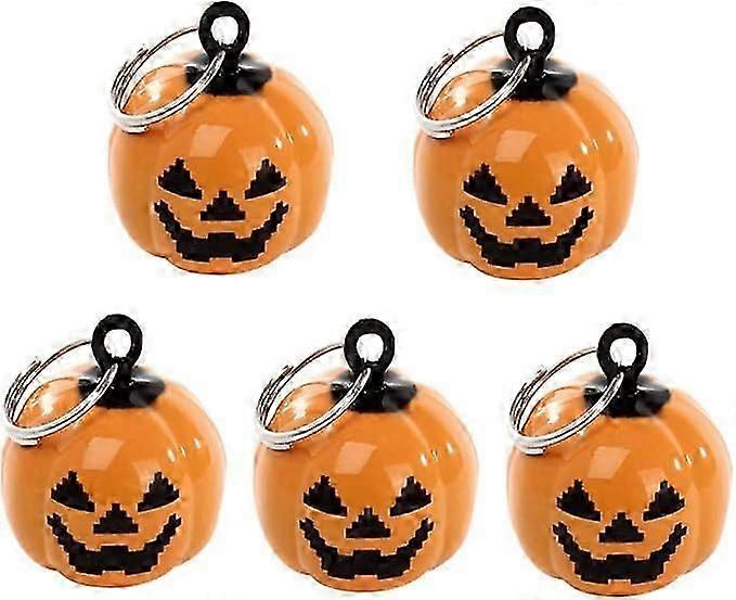 4 adet Kabak Şekilli Çan Köpek Yaka Charms Cadılar Bayramı Dekortasyonları Kabak Şekli Pet Çan Kafatası Konfor Aksesuarları Modelleme