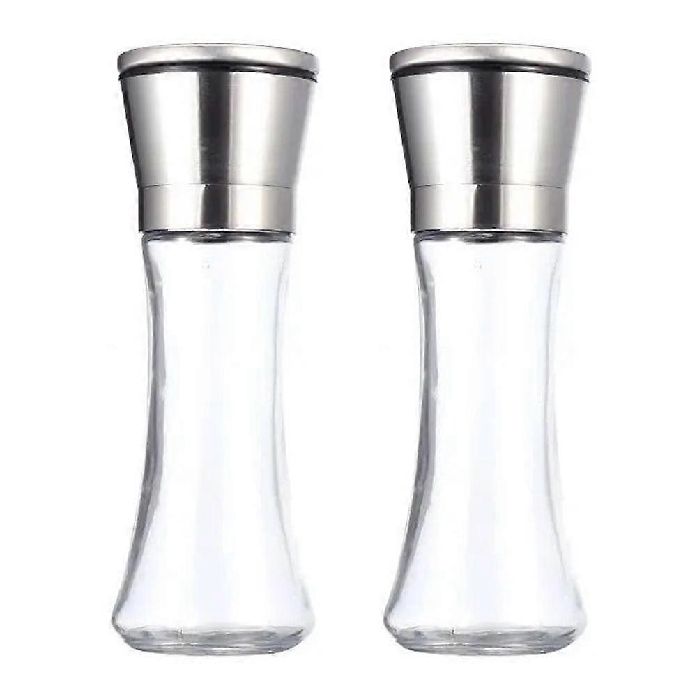 Salt and Pepper Grinder Set, Adjustable Ceramic