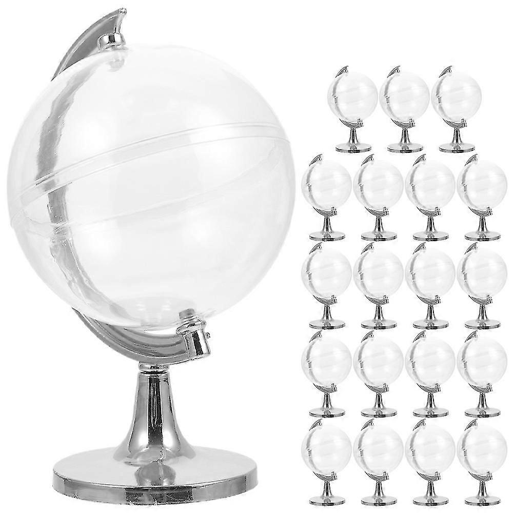 20pcs Globe Shape Candy Boxes Wedding Gift Cases Cute Packaging Containers Party Favors
