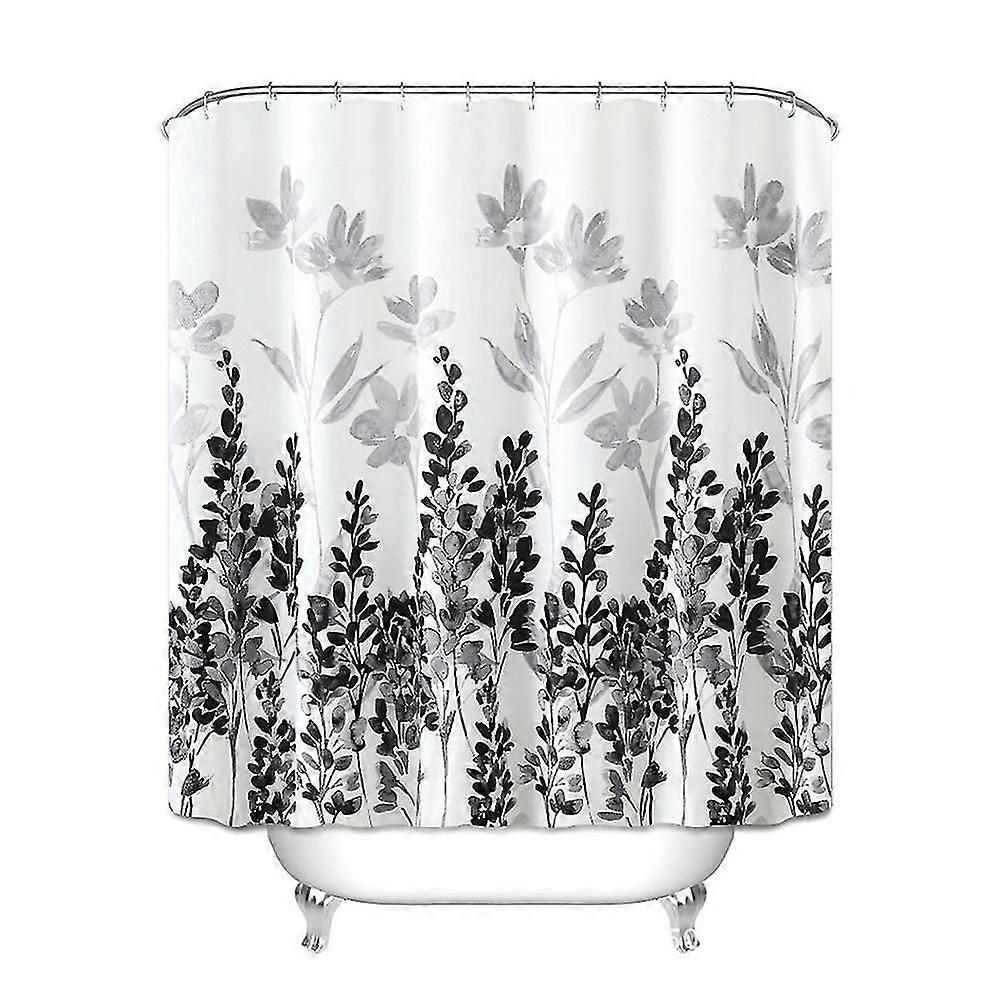 Qilerongrong Waterproof Polyester Fabric Bathroom Shower Curtain Mildew Resistant Anti | Desertcart