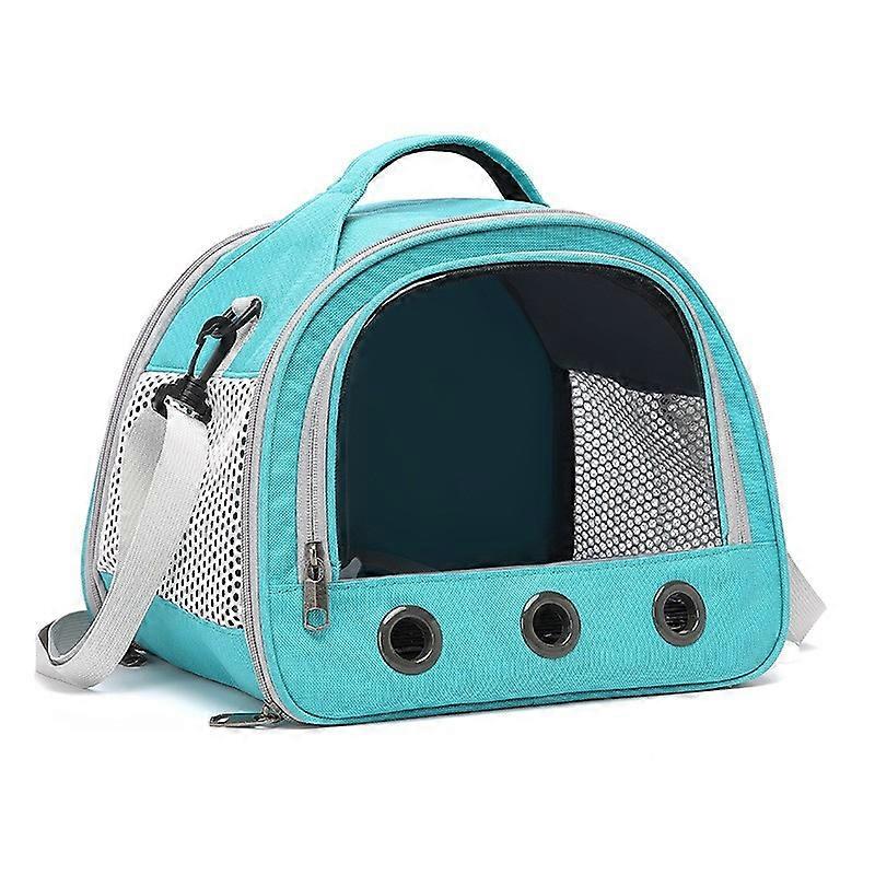 Guinea pig carrier bag for small animals, blue
