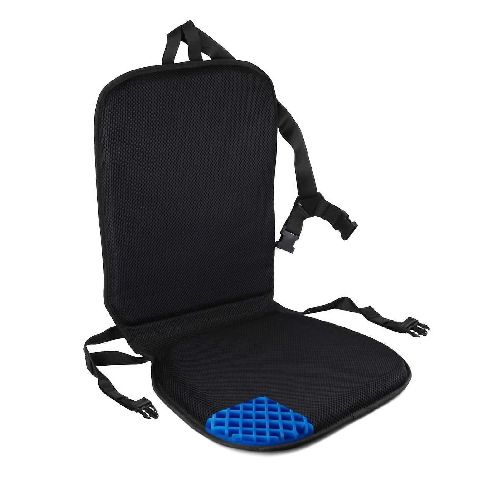 Orthopedic seat and back cushions for ergonomic support in office chairs