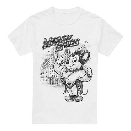 Mighty Mouse Mens Protect & Serve T-Shirt