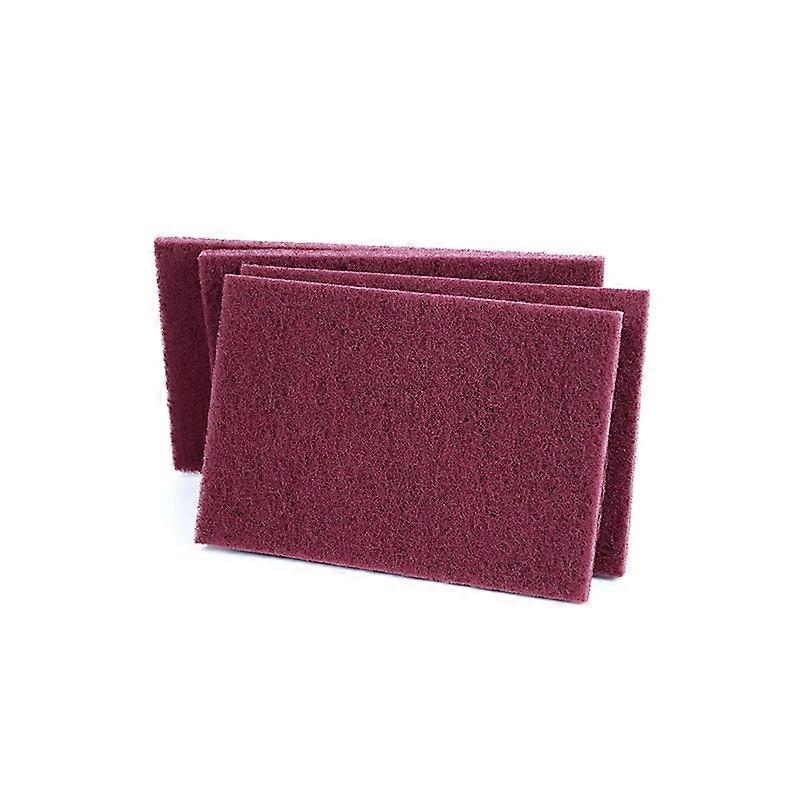 Non Woven Scuff Abrasive Hand Pads 3 Pack for Sanding, Cleaning, and Finishing - 6"x9" Durable Material
