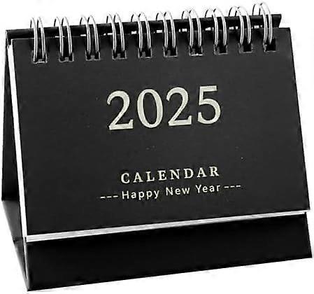 2025 Mini Minimalist Desk Calendar Small Fresh Creative Notepad Desk Ornament Suitable for Office Desktop and Student Desktop CalendarsA