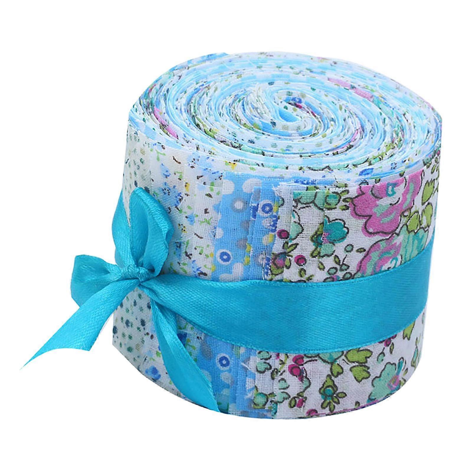 20 Pieces 2.4 Inch Printed Craft Bundle for , Blue