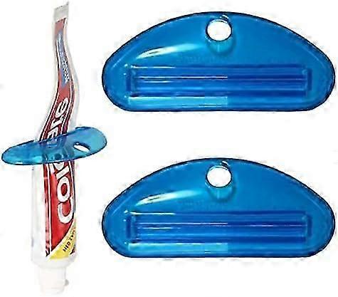 Pack Toothpaste Tube Squeezer, Toothpaste Squeezer for Toothpaste, Hand Cream, Color Tubes, Cosmetics (Blue)