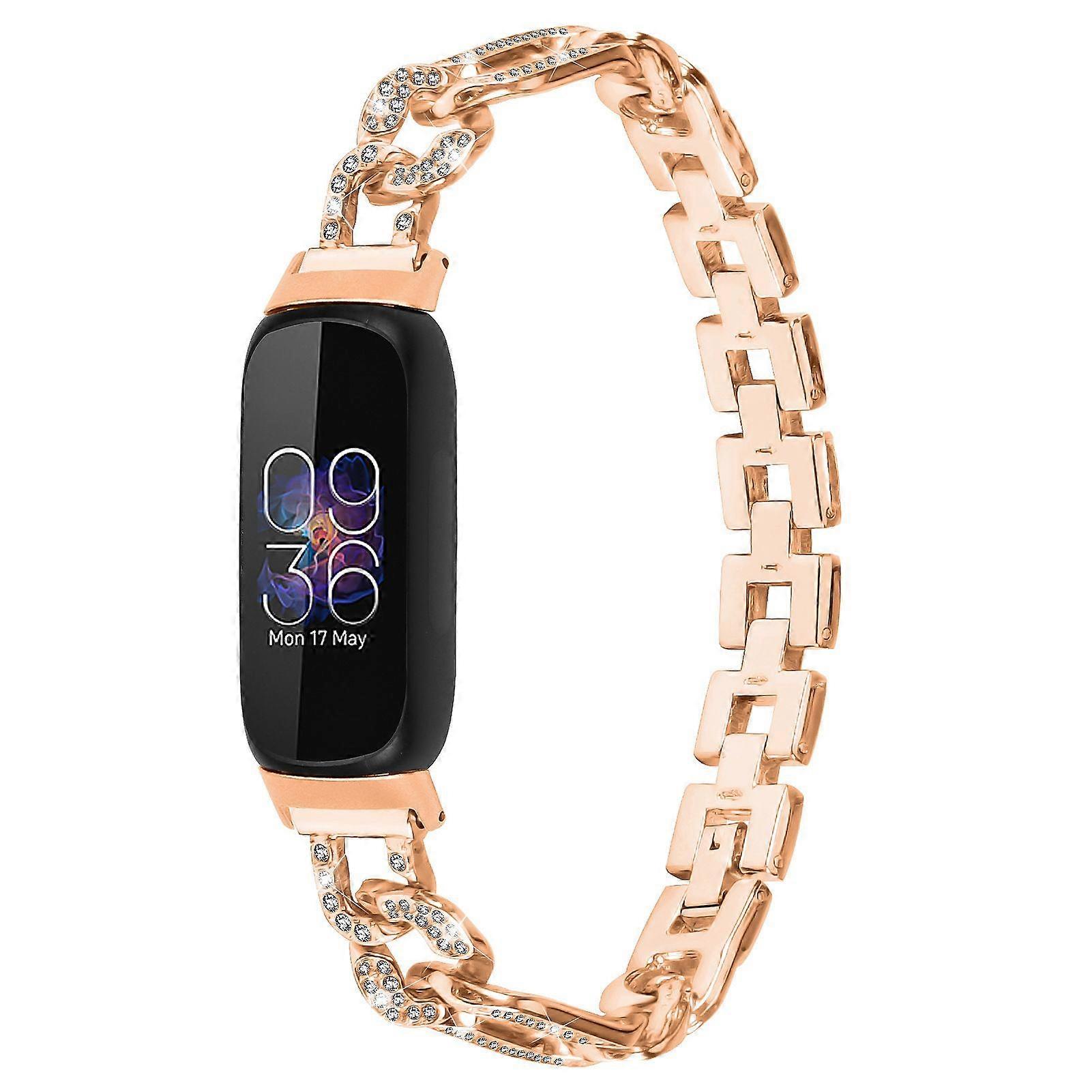 Metal Band Compatible with Fitbit Inspire 3 for Women