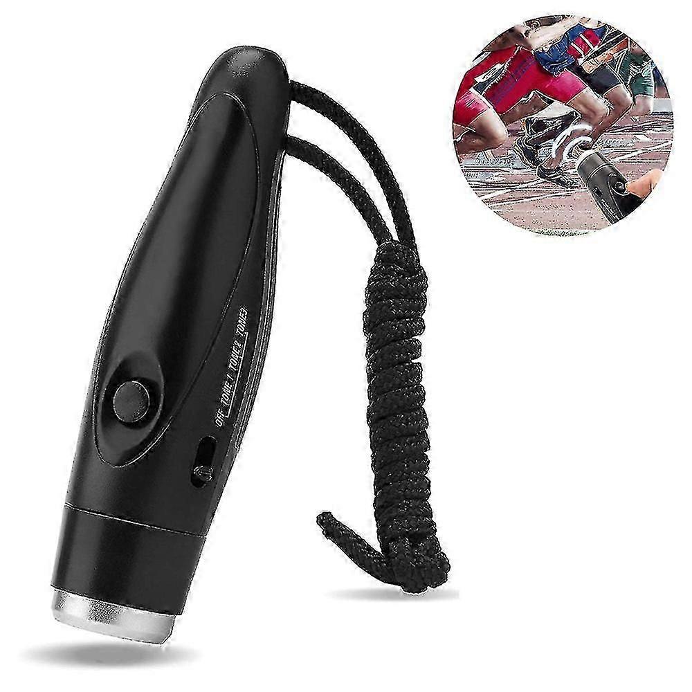 Three-tone Electronic Whistle With Handheld Survival Whistle